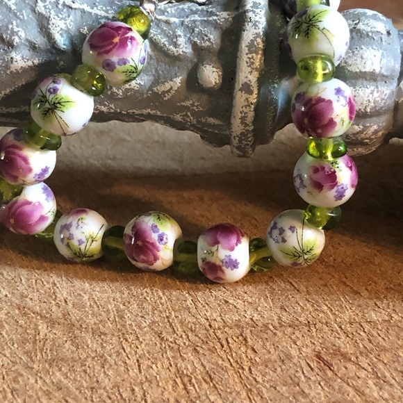 COPY - Porcelain floral bracelet - Picture 3 of 5